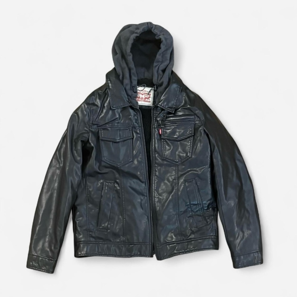 Levi's Black Faux Leather Jacket